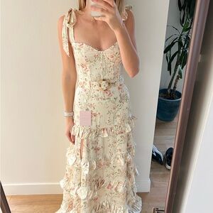V. Chapman Lisianthus Dress in Carmel Valley Rose, Size 2